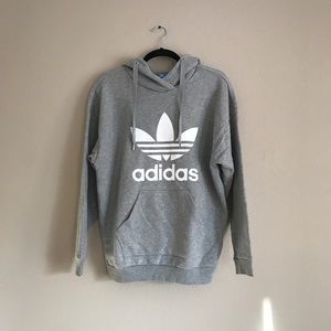 Adidas originals grey hoodie
